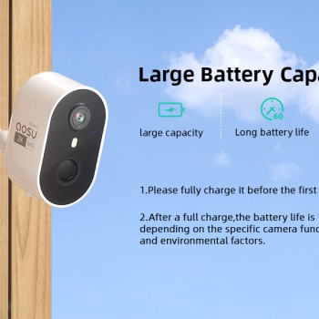 AOSU C6L Security Camera 2K Outdoor Battery