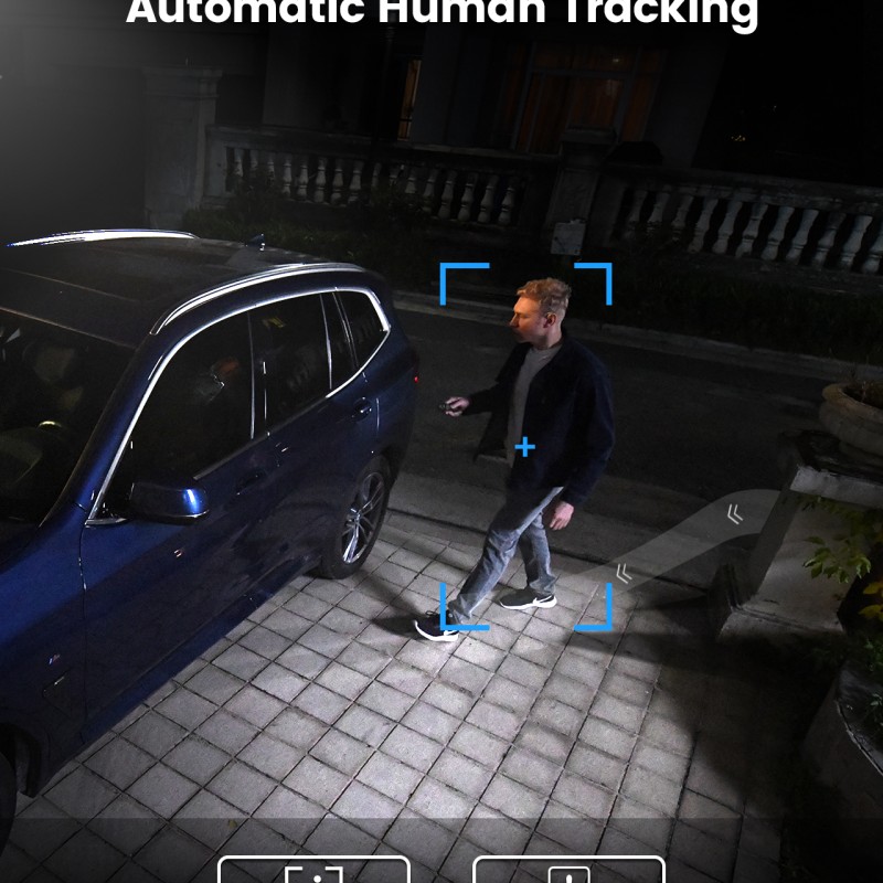 AOSU C9C Solar Security Camera Wireless Outdoor D1 Classic 2K