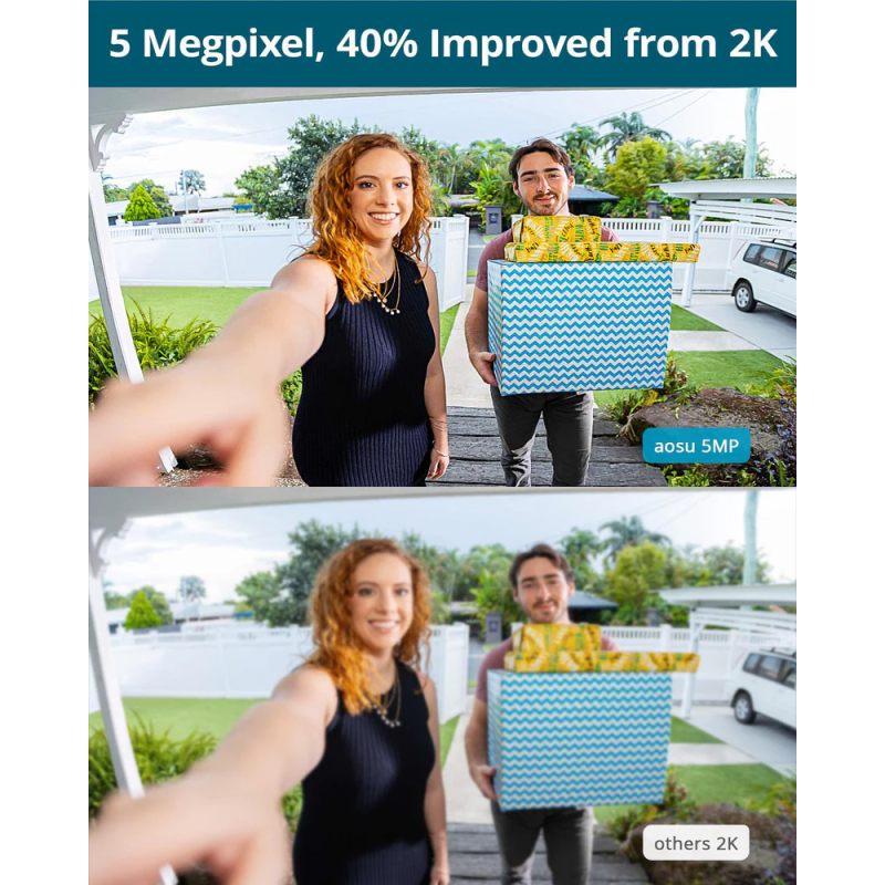 AOSU V8P Wireless Doorbell Camera