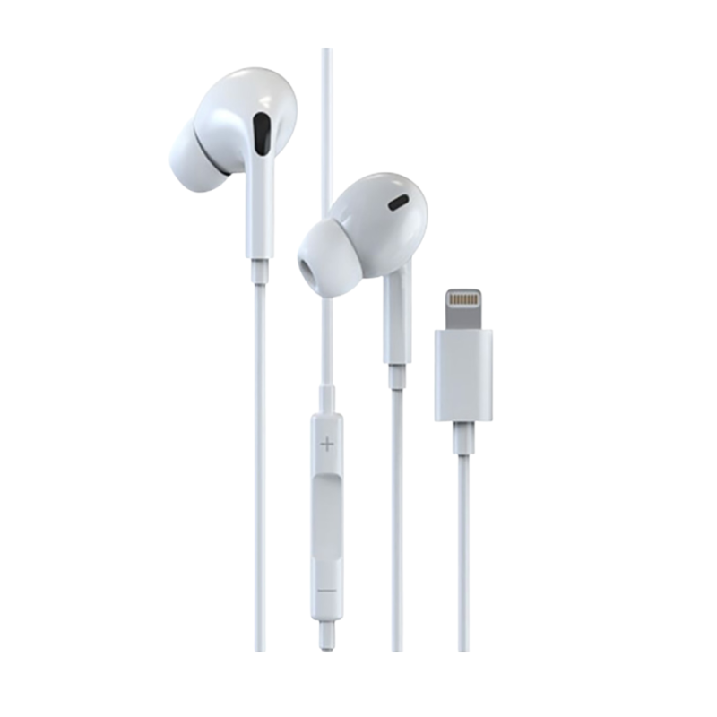 Devia Wired Earphone for iPhone White