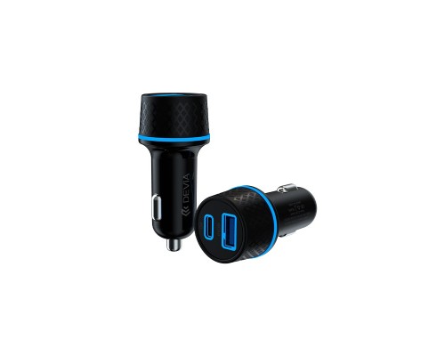 DEVIA CAR CHARGER USB+USBC 30W