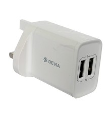 DEVIA AC/DC ADAPTOR USB 2.4A W