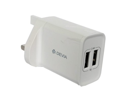 DEVIA AC/DC ADAPTOR USB 2.4A W