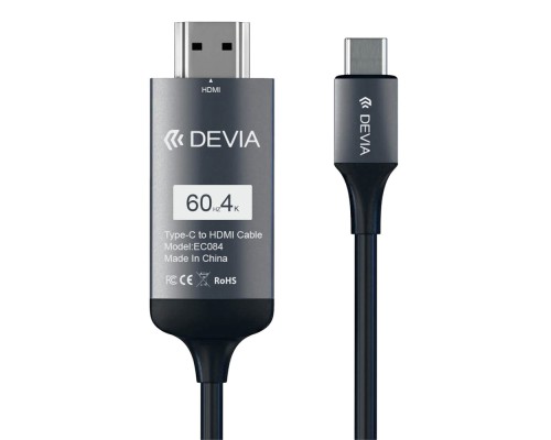 DEVIA CABLE TYPE-C TO HDMI 2M