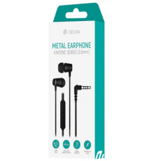 DEVIA METAL EARPHONE 3.5MM B