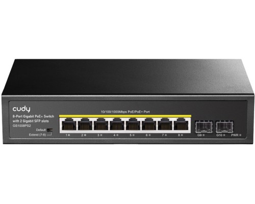 CUDY 8-PORT GIGABIT SWITCH POE