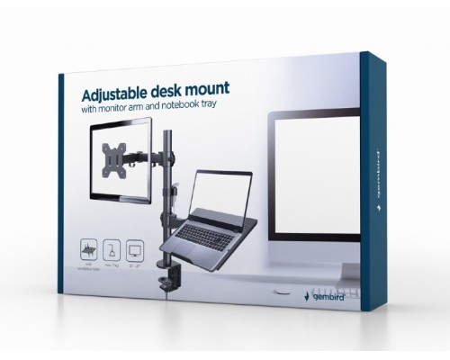 GEMBIRD ADJUSTABLE DESK MOUNT