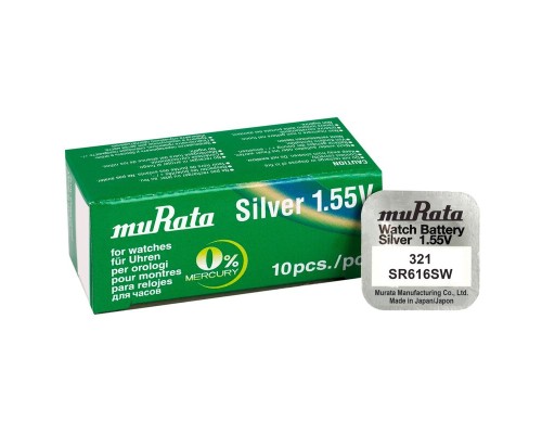 MURATA SILVER OXIDE BUTTON CELL 321/SR 616SW