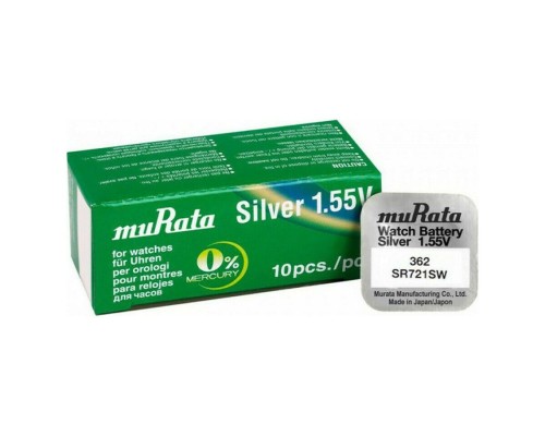 MURATA SILVER OXIDE BUTTON CELL 362/SR 721SW