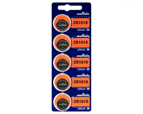 MURATA LITHIUM BUTTON CELL CR1616