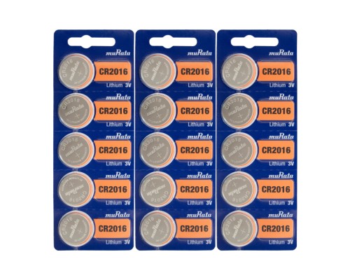 MURATA LITHIUM BUTTON CELL CR2016