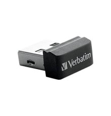 VERBATIM  Store 'n' Stay 16 GB USB 2.0 Flash Drive - Black - 1 / Pack