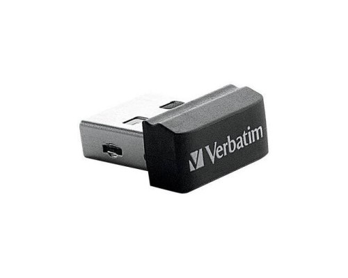 VERBATIM  Store 'n' Stay 16 GB USB 2.0 Flash Drive - Black - 1 / Pack