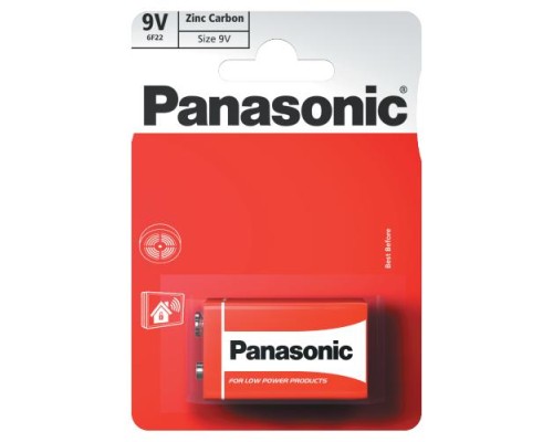 PANASONIC 9V CHLORIDE BATT X 1