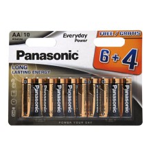 PANASONIC AA ALKALINE 6+4F