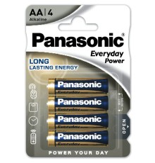 PANASONIC AA ALKALINE BATT.X4