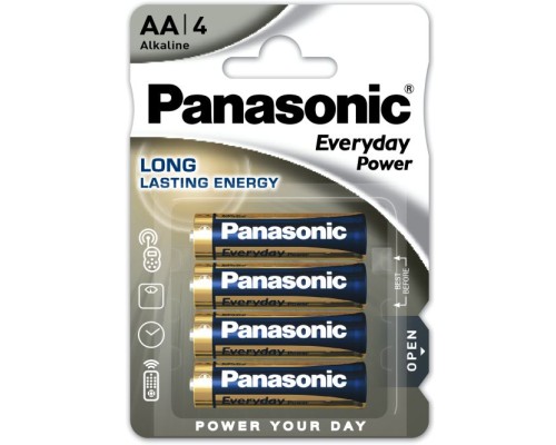 PANASONIC AA ALKALINE BATT.X4