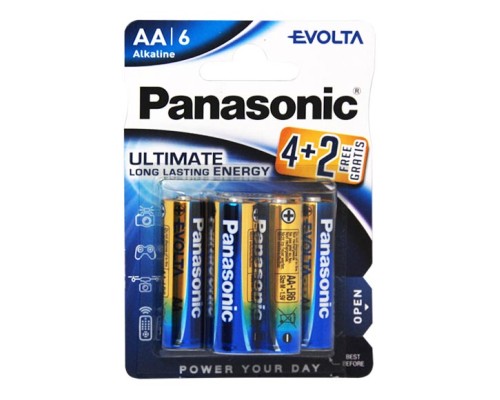 PANASONIC AA EVOLTA BAT4+2