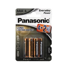 PANASONIC AAA ALKALINE BAT4+2