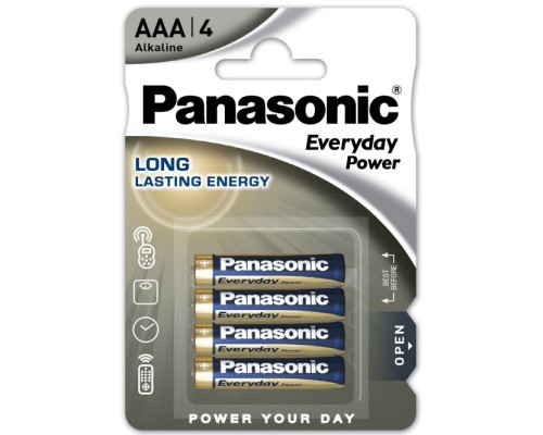 PANASONIC AAA ALKALINE BATTX4