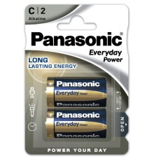 PANASONIC C ALKALINE BATT X 2