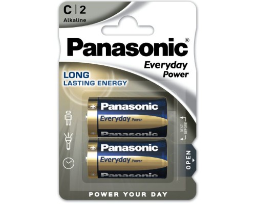 PANASONIC C ALKALINE BATT X 2