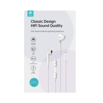 Devia Lightning Earphone White