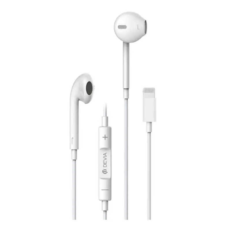Devia Smart Lightning Earphone White