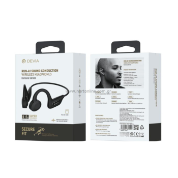 Devia Wireless Bone Conduction Headset Black