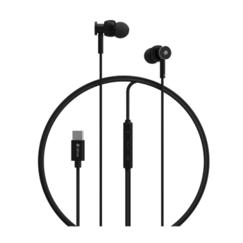 Devia Smart Series Wired Type-C Earphone Black