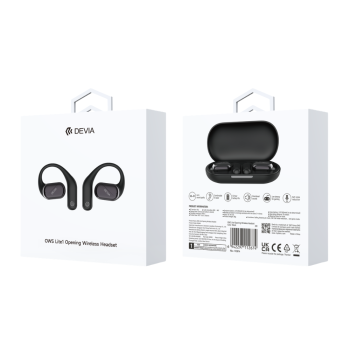 Devia OWS Lite 1 Open Wireless Earphone Black