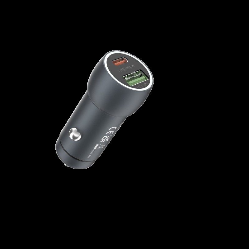 Devia Extreme Speed Series PD 30W + QC3.0 18W Metal Fast Car Charger