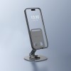 Devia Adjustable & Foldable 360° Metal Cell Phone Holder Grey