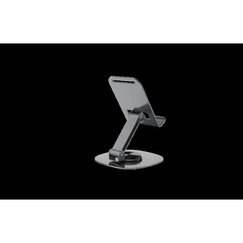 Devia Adjustable & Foldable 360° Metal Cell Phone Holder Grey