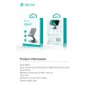 Devia Adjustable & Foldable 360° Metal Cell Phone Holder Grey