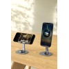 Devia Adjustable & Foldable 360° Metal Cell Phone Holder Grey