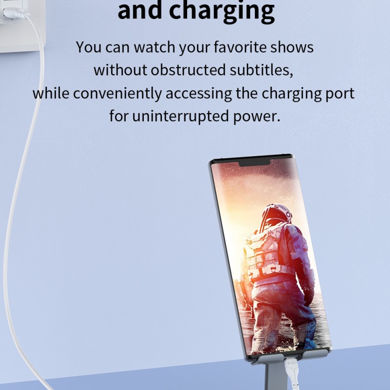 Devia Adjustable & Foldable 360° Metal Cell Phone Holder Grey