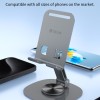 Devia Adjustable & Foldable 360° Metal Cell Phone Holder Grey