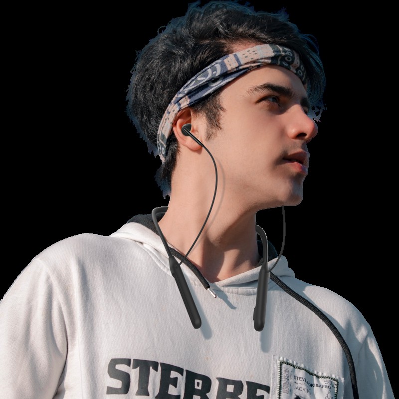 Devia Neckband Sport Wireless Earphone Black