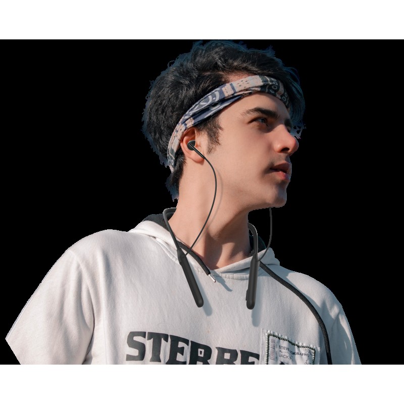 Devia Neckband Sport Wireless Earphone Black