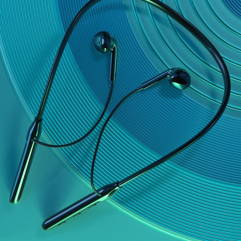 Devia Neckband Sport Wireless Earphone Black