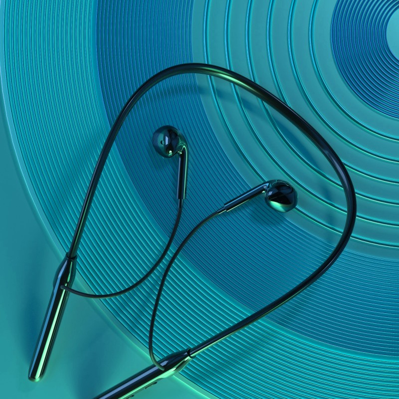 Devia Neckband Sport Wireless Earphone Black