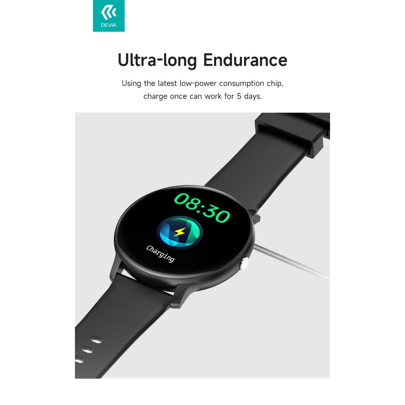 Devia Smart Watch EM703 Black