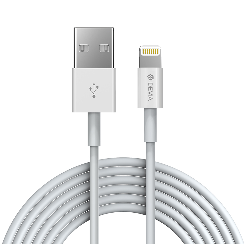 Devia USB-A to Lightning Cable 2m White