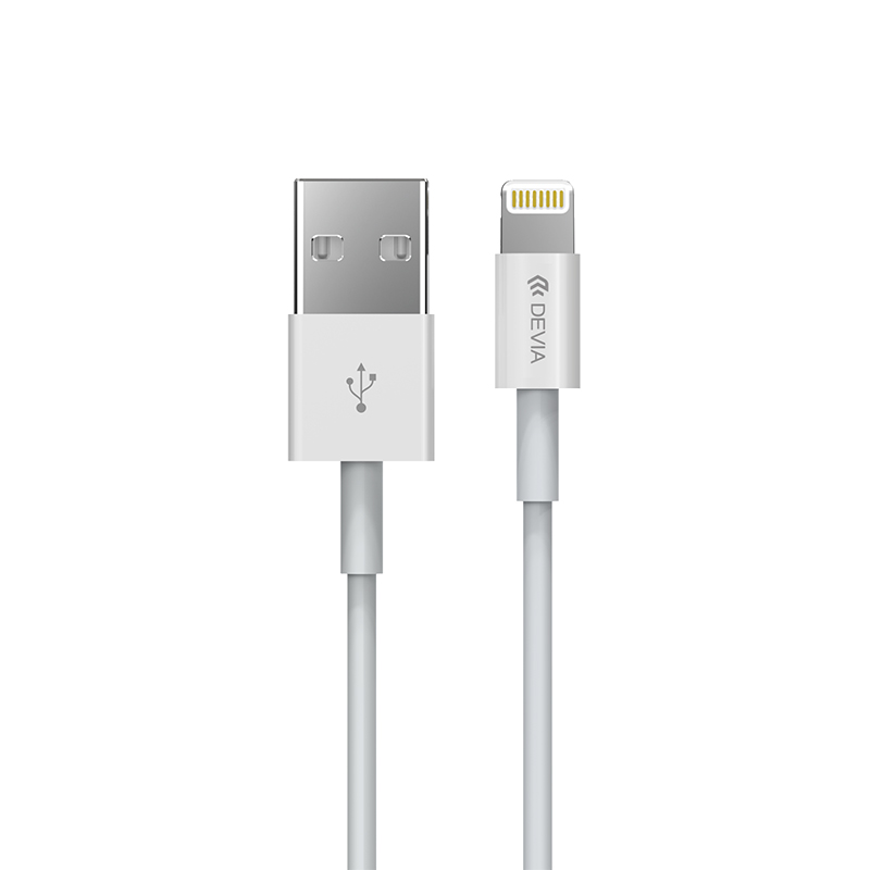 Devia USB-A to Lightning Cable 2m White