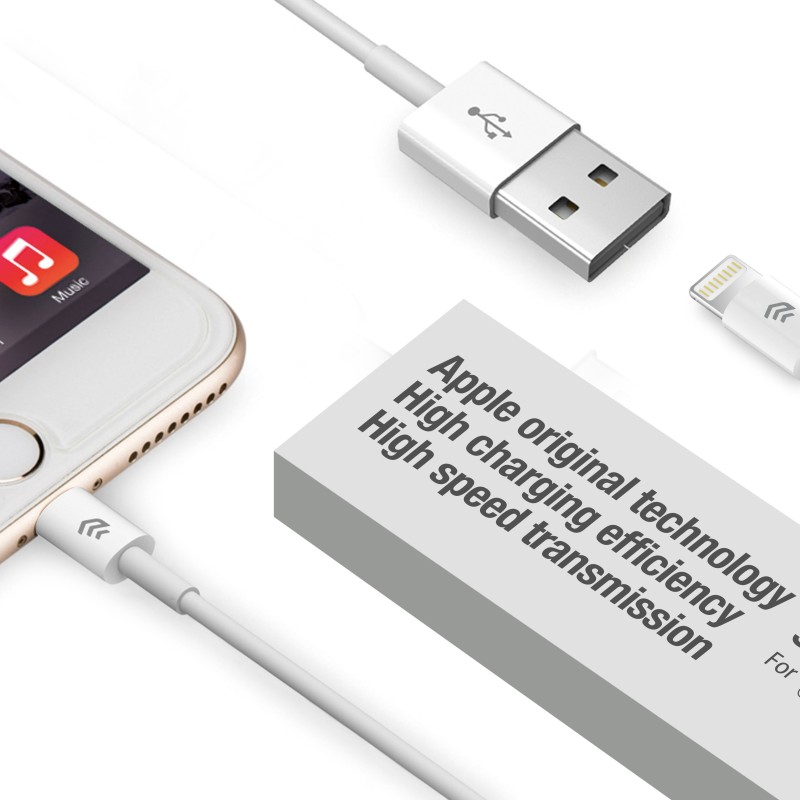 Devia USB-A to Lightning Cable 2m White