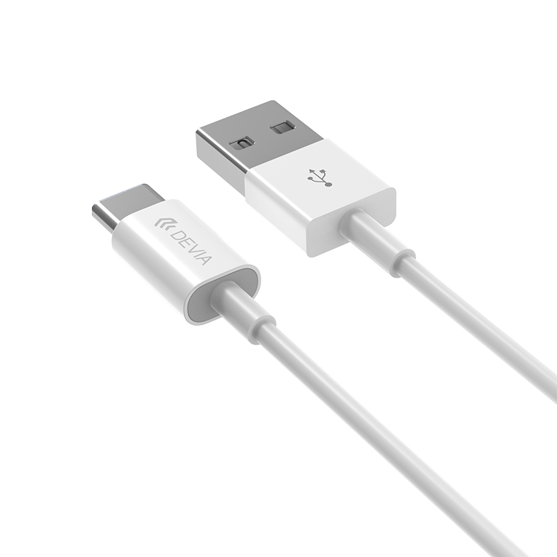 Devia USB 2.0 A-Male to USB-C Cable 2m White