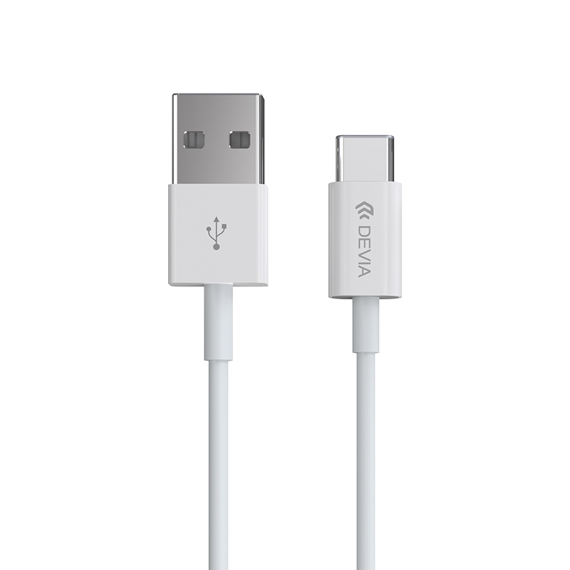 Devia USB 2.0 A-Male to USB-C Cable 2m White