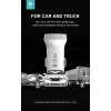Devia Dual USB 5V White Car Charger