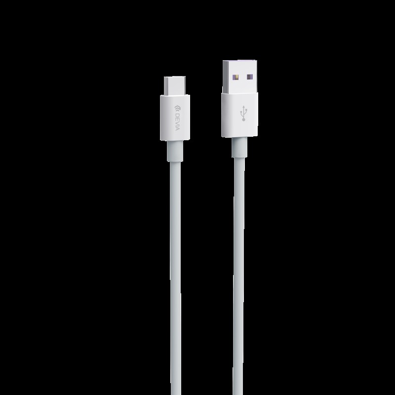 Devia USB-A to Type-C Cable 1.5m White